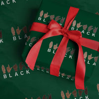 Black Asl Sign Language Hands Signs African American Month Wrapping Paper Roll