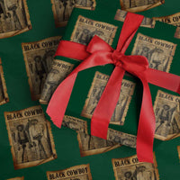 Black Cowboys Wrapping Paper Roll Vintage African American Western Black History - Wonder Print Shop