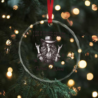 Black Cowgirl Crystal Glass Ornament I Do A Thing Called What I Want - Wonder Print Shop