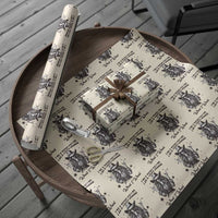 Black Cowgirl Wrapping Paper Roll I Do A Thing Called What I Want - Wonder Print Shop