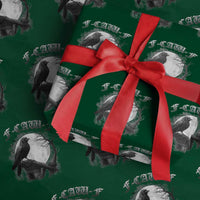 Black Crow F-Caw-F Wrapping Paper Roll Funny Raven Moon Gothic Adult Humor - Wonder Print Shop