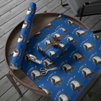Black Crow F-Caw-F Wrapping Paper Roll Funny Raven Moon Gothic Adult Humor - Wonder Print Shop