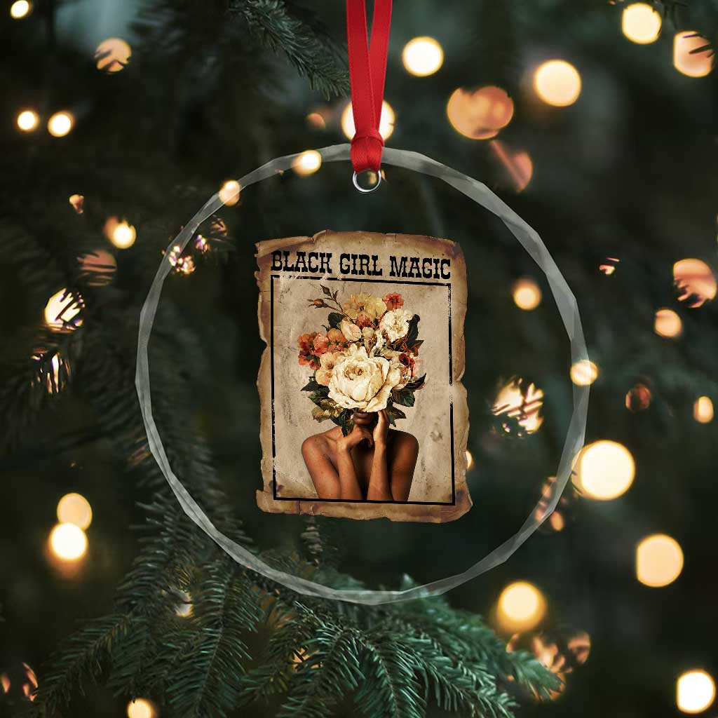 Black Girl Magic Crystal Glass Ornament Feminist Black Women In History - Wonder Print Shop