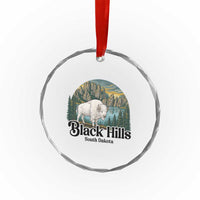 Black Hills South Dakota White Buffalo Crystal Glass Ornament State Pride Gift