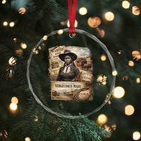 Black History Black Cowgirl Crystal Glass Ornament Western Rodeo African American Melanin Texas Women