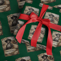 Black History Black Cowgirl Wrapping Paper Roll Western Rodeo African American Melanin Texas Women