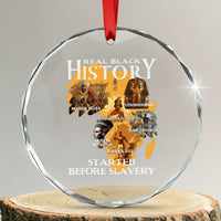 Black History Crystal Glass Ornament Didnt Start With Slavery - Wonder Print Shop