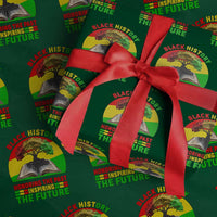 Black History Honoring The Past Inspiring The Future Wrapping Paper Roll African American Pride - Wonder Print Shop