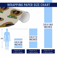 Black History Is My Valentine Wrapping Paper Roll Gift For Black Women - Wonder Print Shop