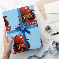 Black History Is My Valentine Wrapping Paper Roll Melanin Pride Valentines Day Gift - Wonder Print Shop