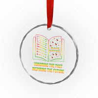 Black History Leaders Book Crystal Glass Ornament African American History For Teachers - Wonder Print Shop