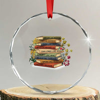 Black History Leaders Book Crystal Glass Ornament African American Teachers - Wonder Print Shop