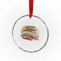 Black History Leaders Book Crystal Glass Ornament African American Teachers - Wonder Print Shop