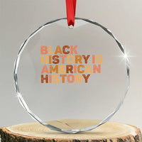 Black History Melanin African American Pride Crystal Glass Ornament - Wonder Print Shop
