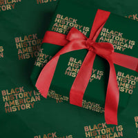Black History Melanin African American Pride Wrapping Paper Roll - Wonder Print Shop