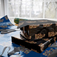 Black History Melanin African American Pride Wrapping Paper Roll - Wonder Print Shop
