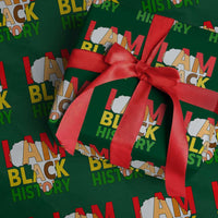 Black History Month African American Wrapping Paper Roll I Am Black History - Wonder Print Shop