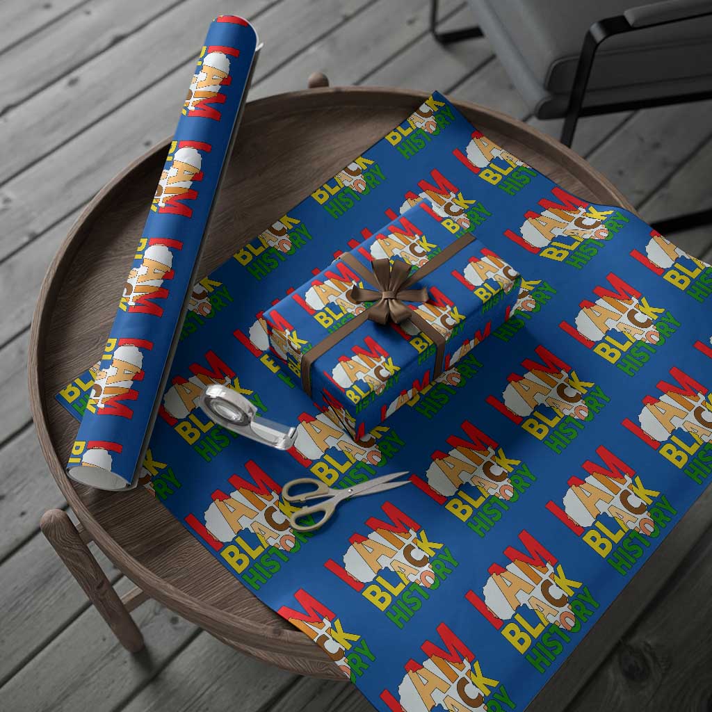Black History Month African American Wrapping Paper Roll I Am Black History - Wonder Print Shop