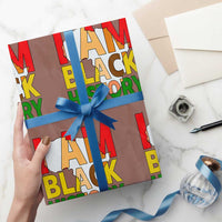 Black History Month African American Wrapping Paper Roll I Am Black History - Wonder Print Shop