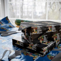 Black History Month Brilliant Brave Bold Wrapping Paper Roll African American Pride