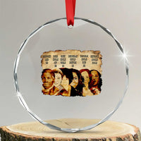 Black History Month Crystal Glass Ornament African American Women Pride - Wonder Print Shop