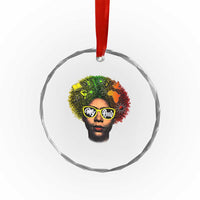Black History Month Crystal Glass Ornament My Roots African American Pride Gift - Wonder Print Shop