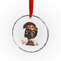 Black History Month Crystal Glass Ornament Remember Your Roots African Safari