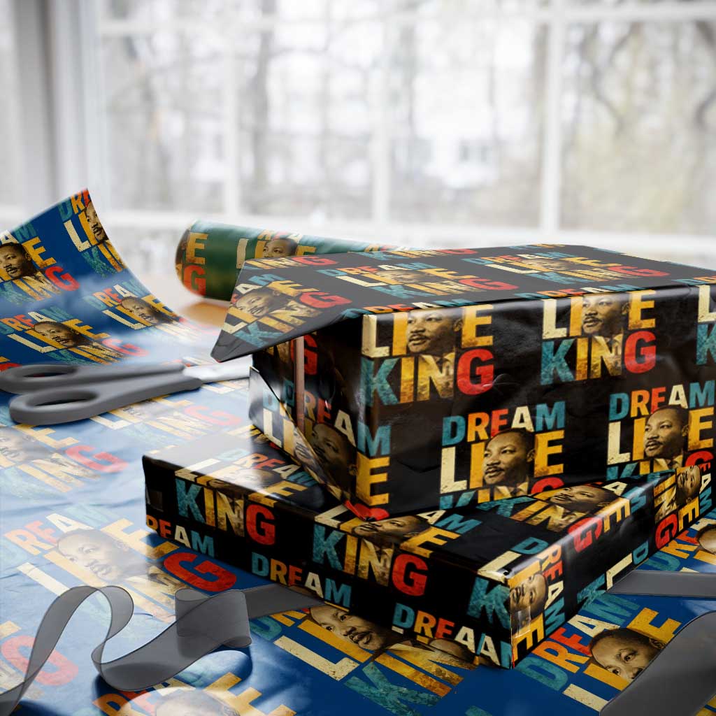 Black History Month Martin Luther King Day Wrapping Paper Roll I Have Dream