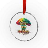 Black History Month Quote Crystal Glass Ornament Inspiring The Future Honoring The Past - Wonder Print Shop
