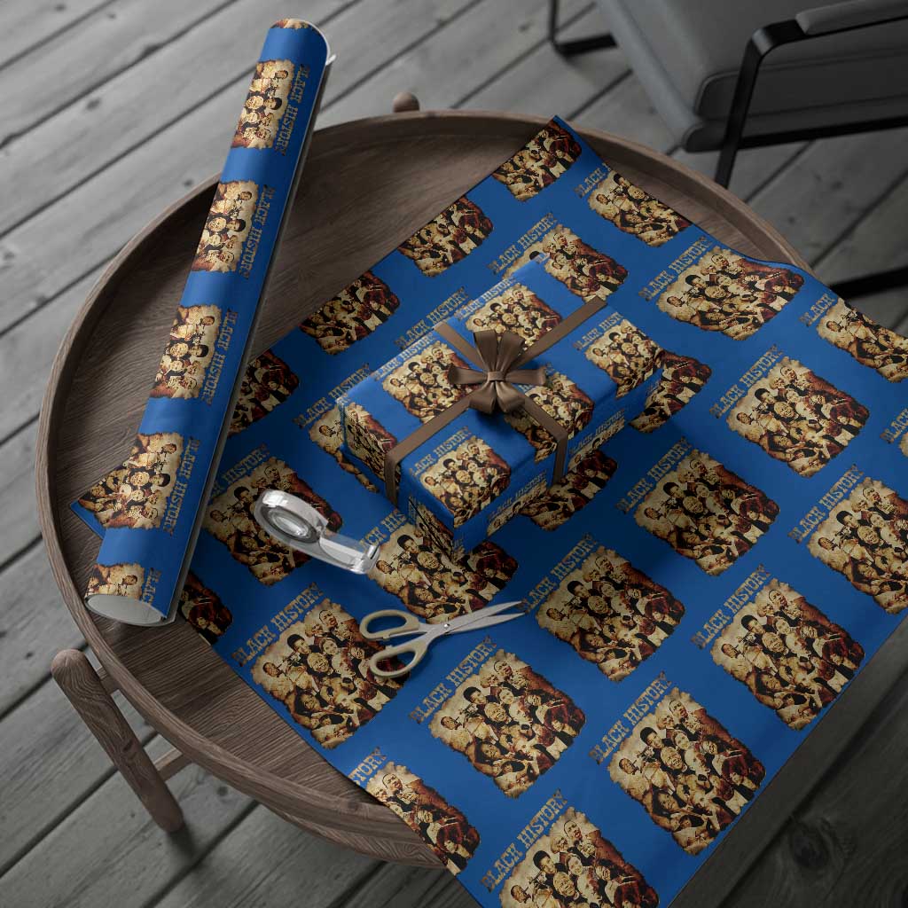 Black History Month Wrapping Paper Roll African American Pride - Wonder Print Shop