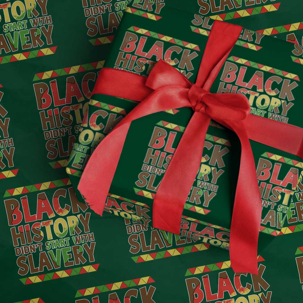 Black History Month Wrapping Paper Roll Black History Month Didn't Start With Slavery