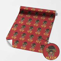 Black History Month Wrapping Paper Roll Messy Pun Afro African American