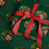 Black History Month Wrapping Paper Roll My Roots African American Pride Gift - Wonder Print Shop