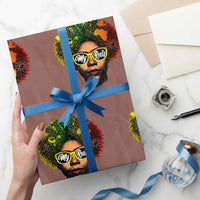 Black History Month Wrapping Paper Roll My Roots African American Pride Gift - Wonder Print Shop