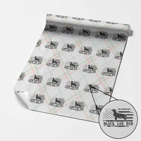 Black Lab Dad Wrapping Paper Roll Funny Labrador Dad Fathers Day Gift for Dog Lovers - Wonder Print Shop