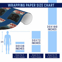 Black Labrador Retriever Wrapping Paper Roll Funny Jowls Horror Dog Poster - Wonder Print Shop