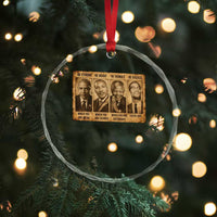 Black Leaders Crystal Glass Ornament Be Strong Be Brave Be Humble Be Badass African American History Month