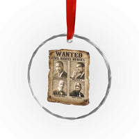 Black Leaders Crystal Glass Ornament Wanted Civil Rights Heroes MLK Malcolm X Web John Lewis