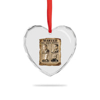 Black Leaders Heart Crystal Glass Ornament Wanted Civil Rights Heroes MLK Malcolm X Web John Lewis