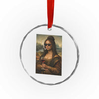 Black Mona Lisa African American Crystal Glass Ornament Black History Month - Wonder Print Shop