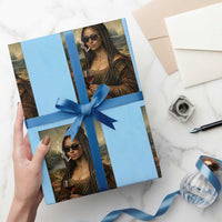 Black Mona Lisa African American Wrapping Paper Roll Black History Month - Wonder Print Shop