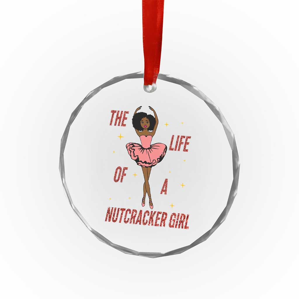 Black Nutcracker Crystal Glass Ornament The Life Of A Ballet Girl - Wonder Print Shop