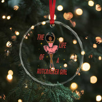 Black Nutcracker Crystal Glass Ornament The Life Of A Ballet Girl - Wonder Print Shop