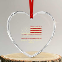 Black People Aren't Apes Heart Crystal Glass Ornament We The People Anti Racist Protest
