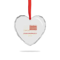 Black People Aren't Apes Heart Crystal Glass Ornament We The People Anti Racist Protest
