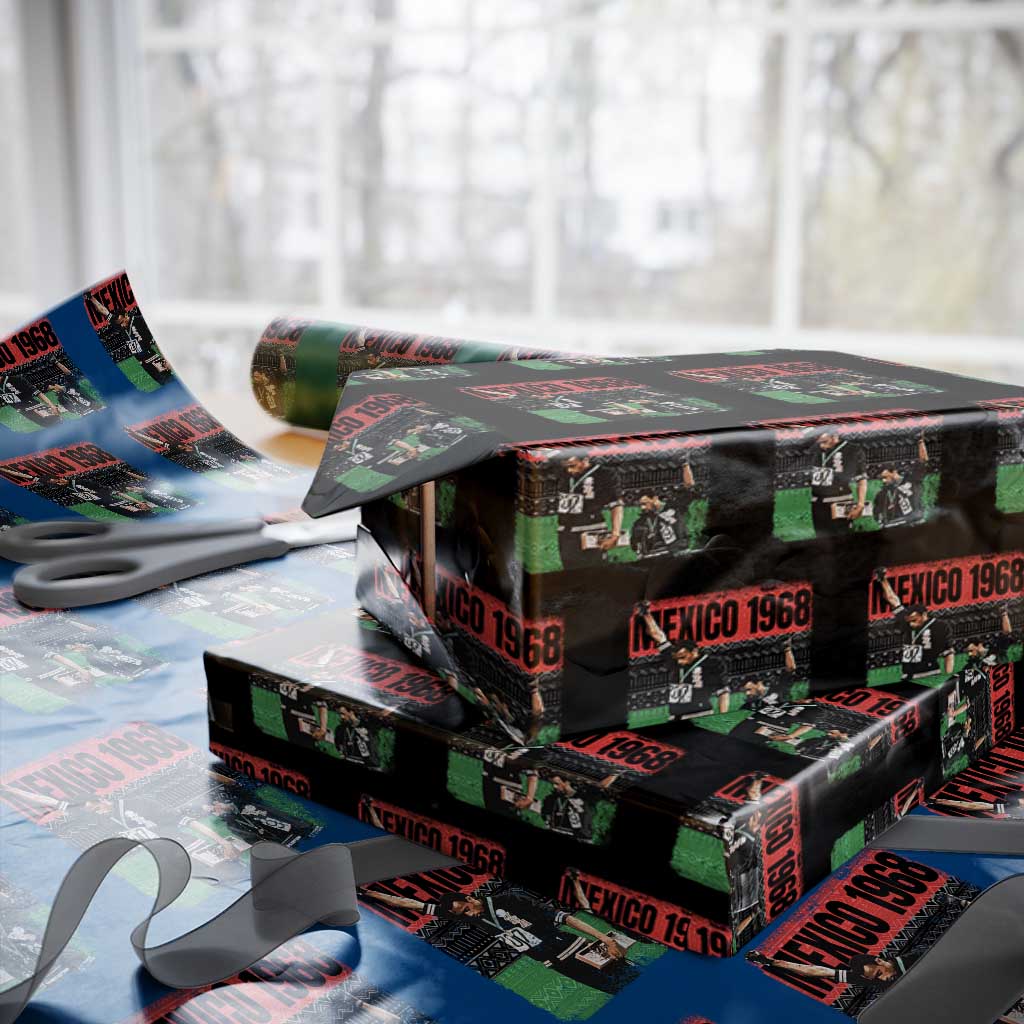 Black Power Salute 1968 Wrapping Paper Roll Black History Month Civil Rights Movement - Wonder Print Shop