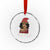 Black Santa African American Xmas Crystal Glass Ornament Sassy Afro Queen Black Woman - Wonder Print Shop