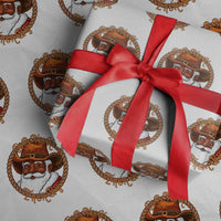 Black Santa Christmas Wrapping Paper Roll Big Nick Energy - Wonder Print Shop