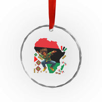 Black Son Future Leader Crystal Glass Ornament African American Pride Black History Month TS02