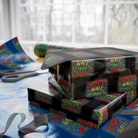 Black Wall Street 1921 Wrapping Paper Roll Tulsa Oklahoma Black History Month